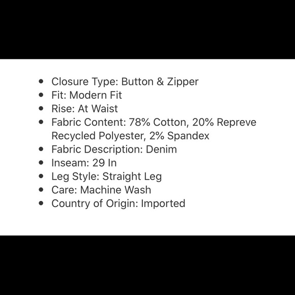 NWT a.n.a Straight Leg Raw Edge Ankle Jeans - Tall - Picture 5 of 5